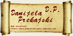 Danijela Prekajski vizit kartica
